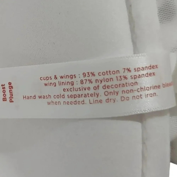 COPY - Cacique Boost Plunge Bra With Cotton Comfort Band Quiet Animal Size 40DD… - Picture 9 of 10